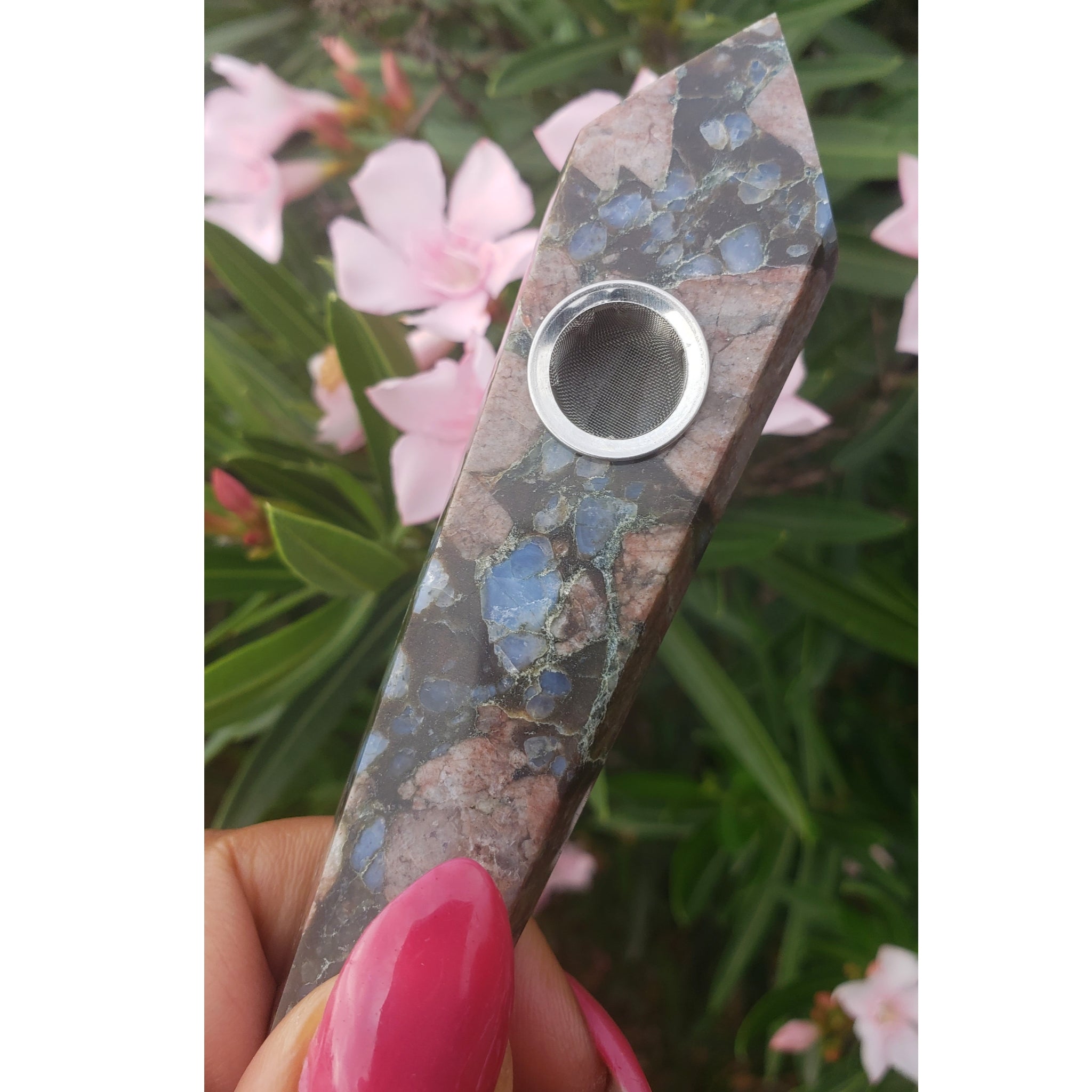 Glaucophane Crystal pipe