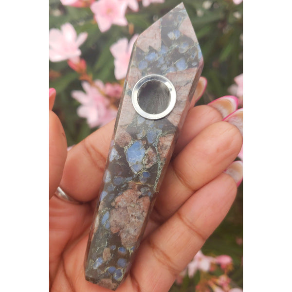 Glaucophane Crystal pipe