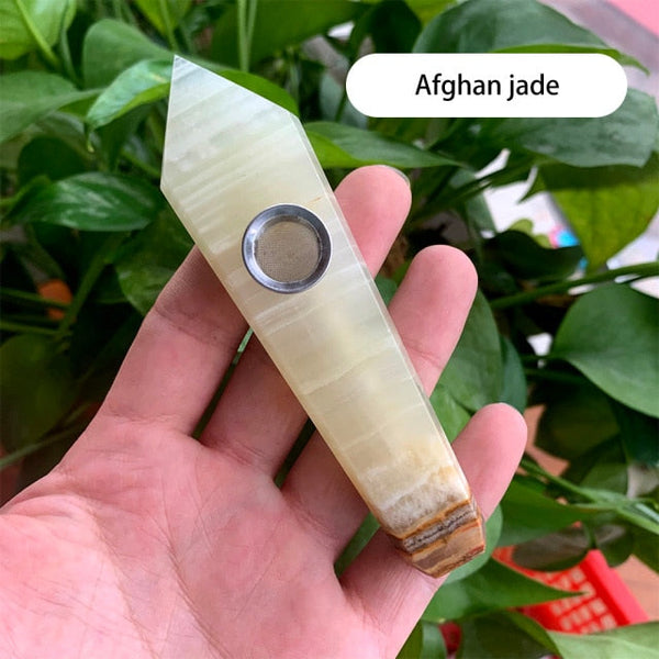 Afghan Jade Pipe